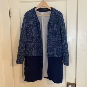 Blue Quilted Zara Jacket